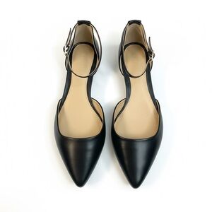 H by Halston Black Pointed Flats